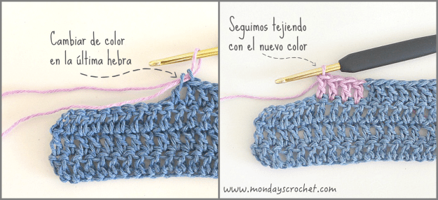 Collage color medio y texto