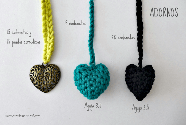 Corazón-adornos